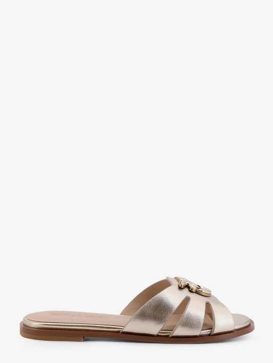 MILLY 04 - SLIPPER LAMINATED NAPPA PLATINUM Women