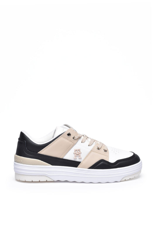 TOMMY HILFIGER sneakers WHITE/BEIGE (260017-1064) Women