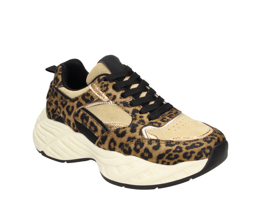 THF Leopard (print) - Beige - Pu COMBI (2BB5290101-3934-HF) Footwear Women