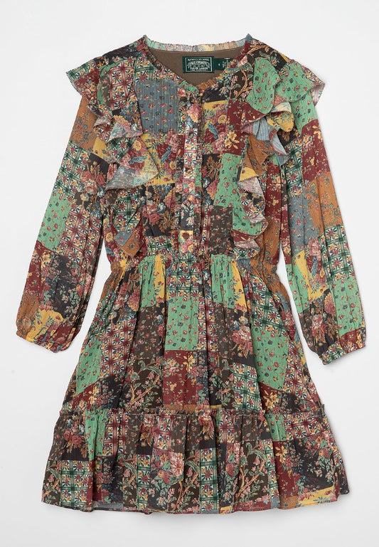 Ralph Lauren PRNT CHIFFON-DRESSES-DAY DRESS multi-coloured (ZZO2QLQ12-T00) Kids
