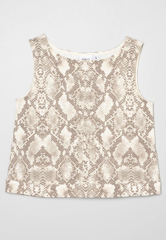 Name it NKFDREW SH SL Top off-white (ZZO32K717-A00) Kids