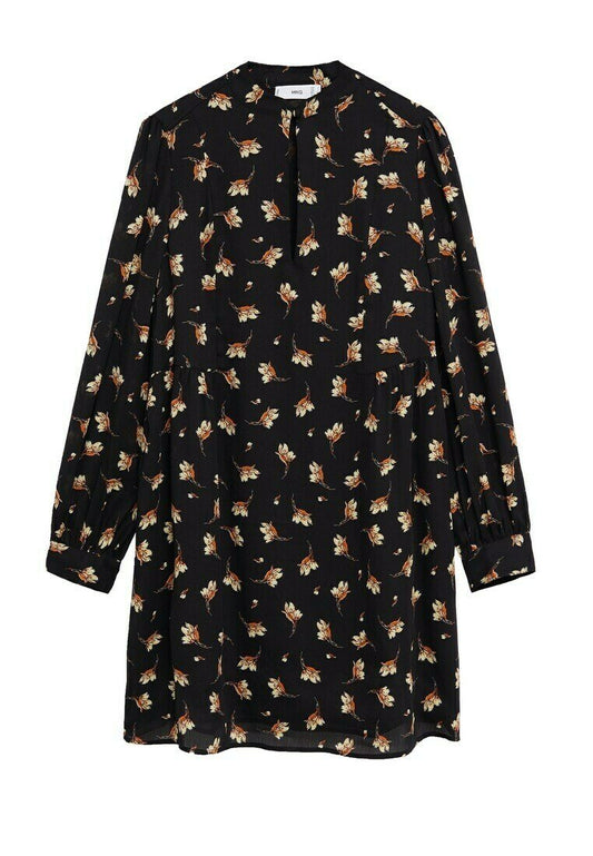 Mango Fließendes print-kleid (M9121C4TW-Q11) Women