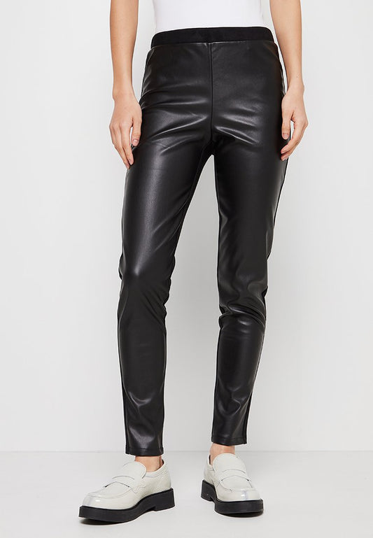 JDY MILLE PU PANT WVN LO Black (ZZO1TLB36-Q00) Women
