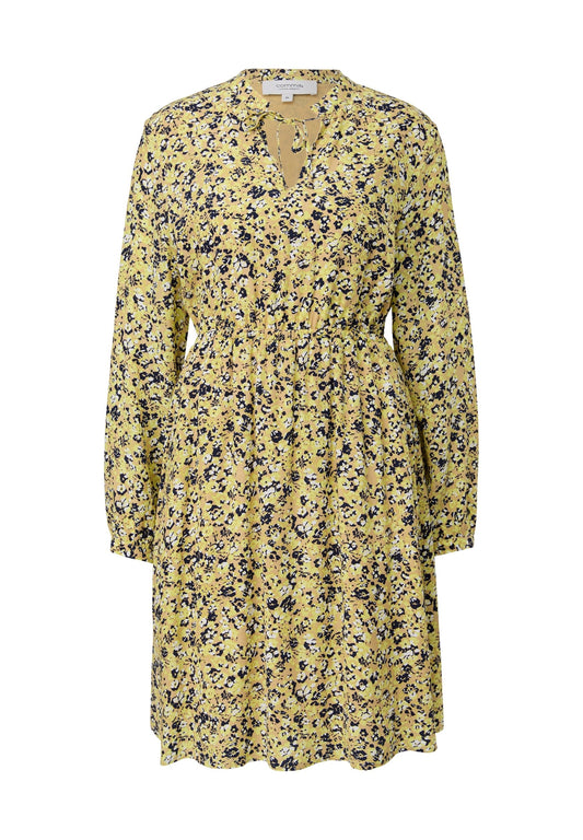 Crêpe-Kleid aus Viskose Women