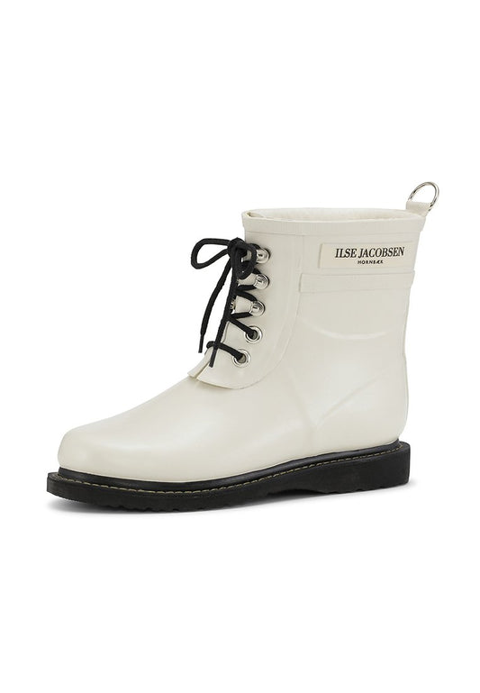 Ilse Jacobsen Short Rubber Boots Off-White (ZZO2KGV03-C00) Women