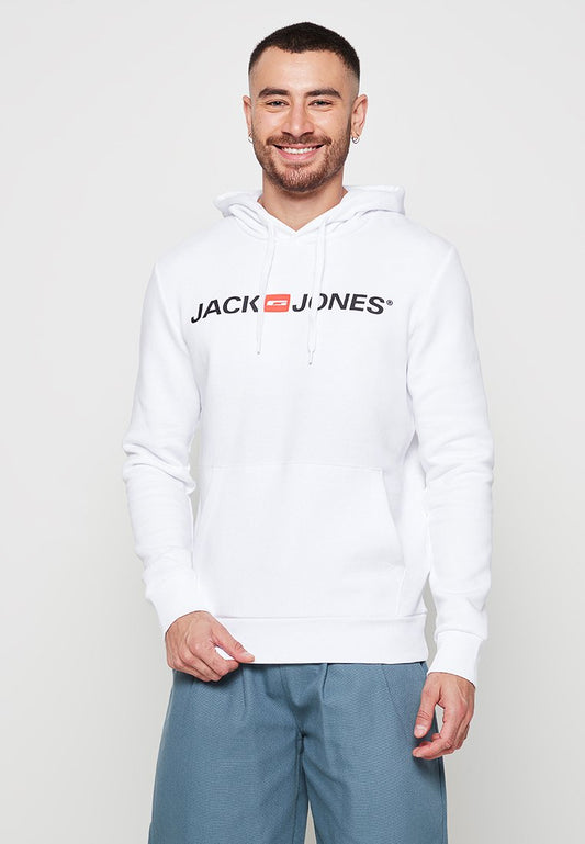 Jack & Jones JWHCORP OLD LOGO SWEAT HOOD White (ZZO1PJW01-A00) Men