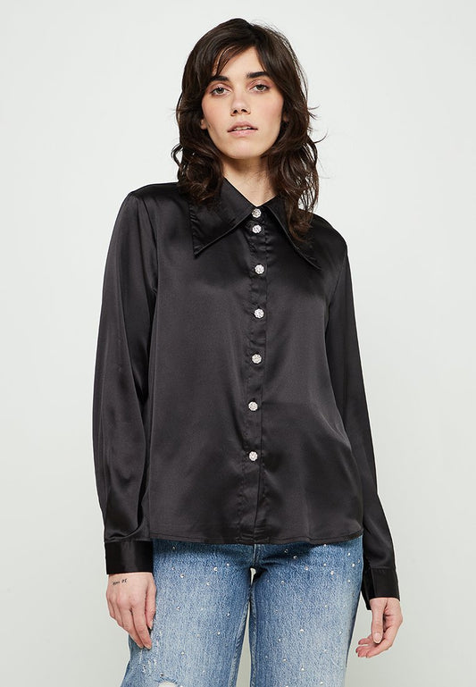JDY SHIRT WITH SLEEVES FEM WOV PL65/PRE35 Black (ZZO1TL027-Q00) Women