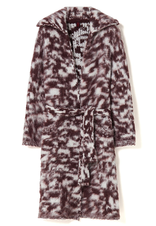 Stefanel Long coat with belt Brown (S5721U01I-O11) Women