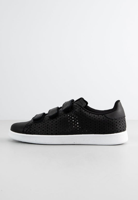 Victoria Shoes TENIS Straps Leather PERFORADO Black (ZZO2ED010-Q00) Women