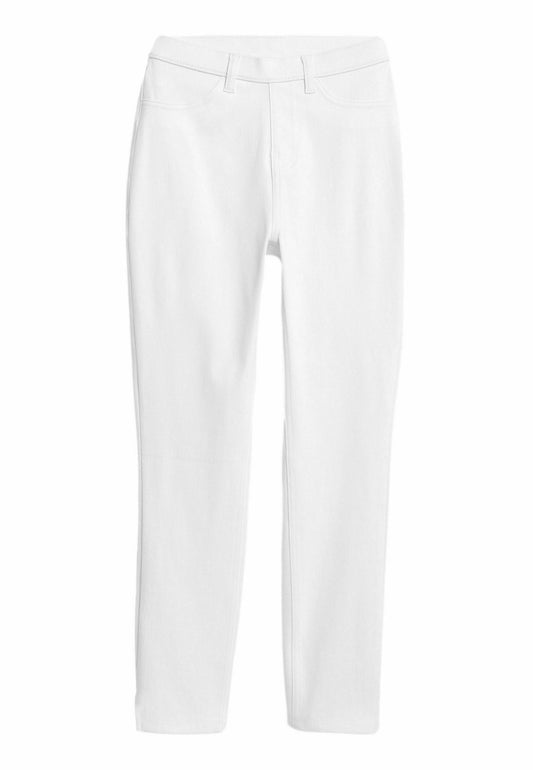 Next Cropped Denim Jumper Leggings Petite. Petite White (NX321N0NX-A11) Women