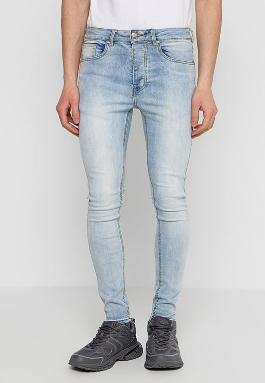 SKINNY BASIC DENIM WITH ROSES Men