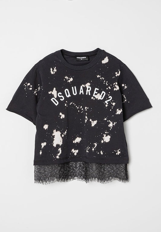 Dsquared2 T shirts Black (ZZO2UJK61-Q00) Kids