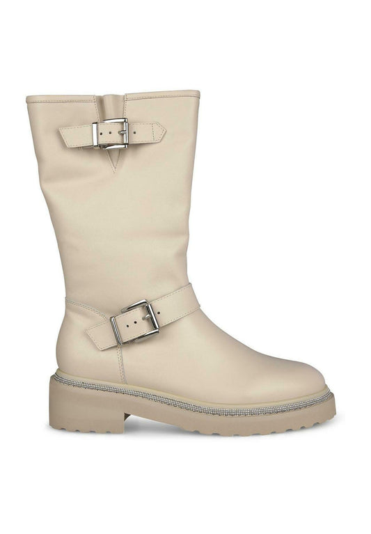 Alma en Pena Boot with Buckles Leather Sand (AL811A1S3-B11) Women