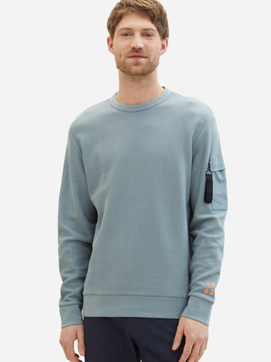 Tom Tailor Men streetwear sweatshirts (L1040919018_Mint)