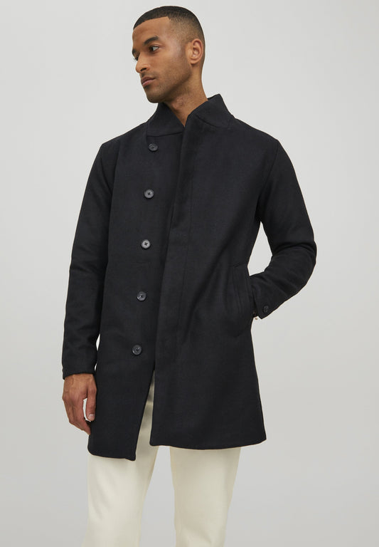 Jack & Jones JWHCOLLUM WOOL COAT Black (ZZO173604-Q00) Men