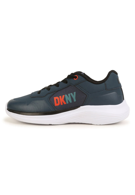 DKNY Sneakers Laces with logo Blue (DK114D00A-K11) Kids
