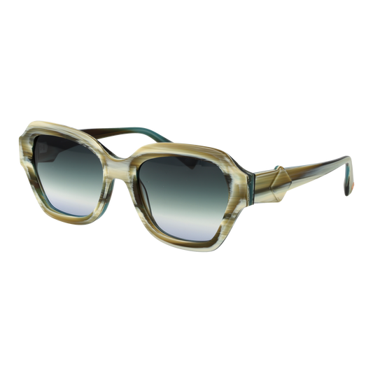 Ana Hickmann Square Sunglasses Green (26001389) Women