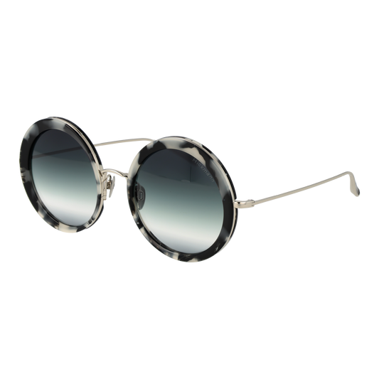 Ana Hickmann Round Sunglasses Silver (26001152) Women