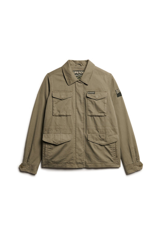 Superdry & Co Embroidered M65 Military Jacket Khaki (SU221G0JO-N11) Women