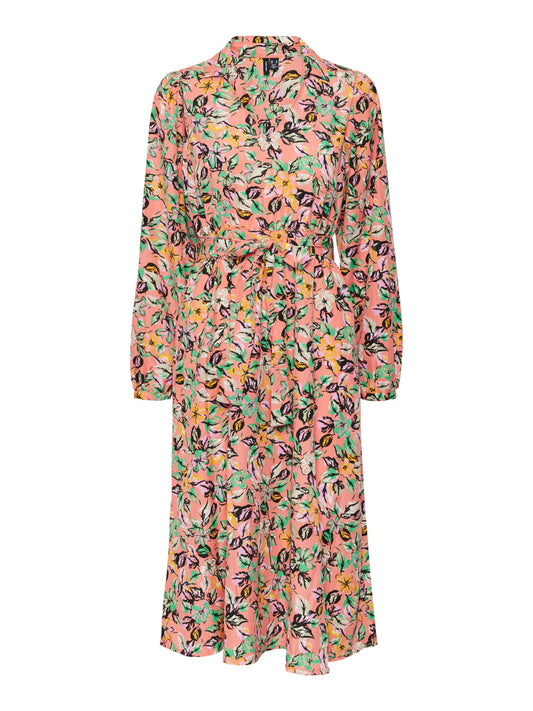 Vero Moda VMPIL L/S CALF DRESS WVN BTQ (9007655) Women