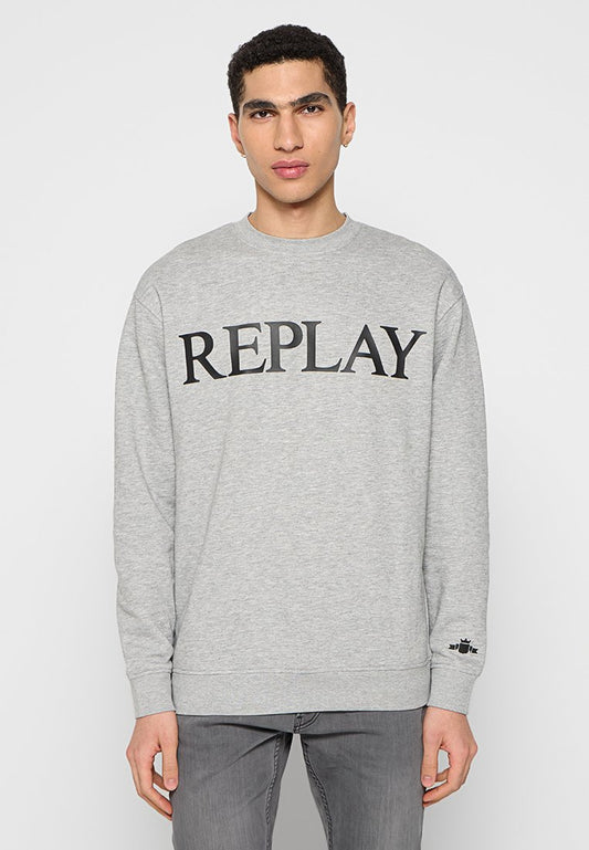 Replay Sweatshirt Grey (ZZO2Q9307-C00) Men