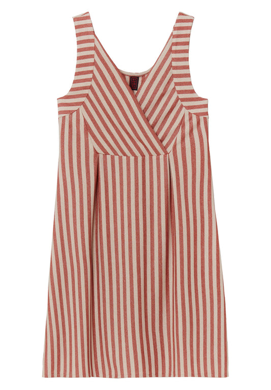 Stefanel Short dress in striped Lurex Brown (S5721C063-O11) Women