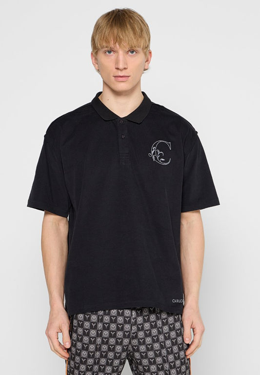 Carlo Colucci Polo Shirt Black (ZZO2PNV08-T00) Unisex