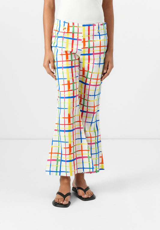 Versace Jeans Couture 71DP111 easy COT FIAMMATO PRINT CHECK HANDMADE Multi-Coloured (ZZO2U5X27-A00) Women