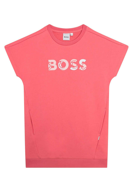 BOSS Kidswear Robe sweat-shirt en coton pink (BO923G01C-J11) Kids