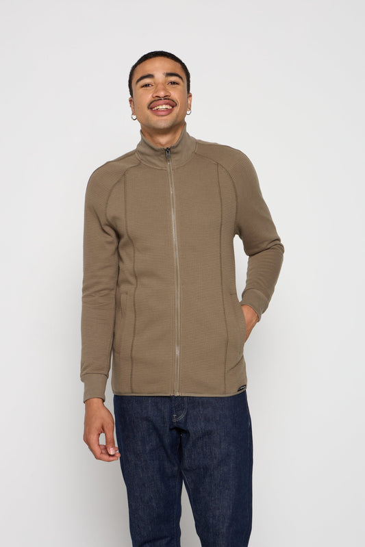 G-STAR Jirgi zip tweeter slim l\s Brown (ZZO2JMK19-T00) Men