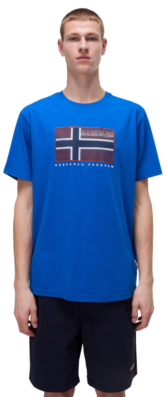 Napapijri T-Shirt Blue Lapis (NP0A4IO7B2L1) Men