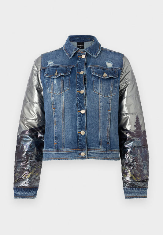 Desigual WOMAN WOVEN TRUCKER JACKET Multi-Coloured (ZZO2UNS19-T00) Women