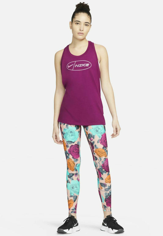 Nike Dri-FIT One Icon Clash Dameslegging met print en halfhoge taille Women