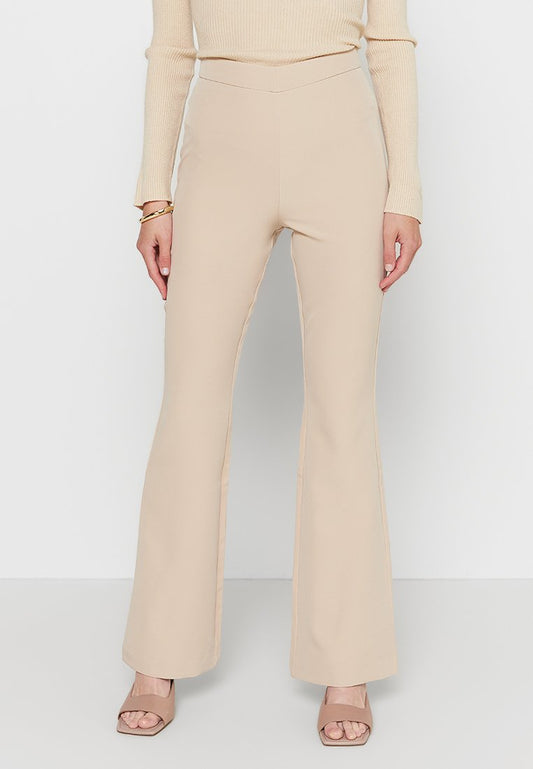 NA-KD Recycled V shaped Suit Pants Beige (ZZO1HHZ78-B00) Women