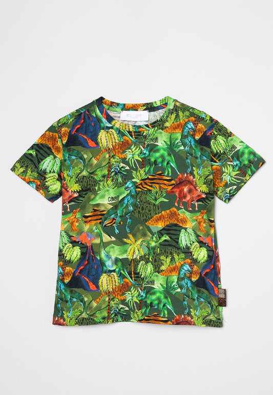 Roberto Cavalli Junior t shirt Multi-Coloured (ZZO1Y6M70-T00) Kids