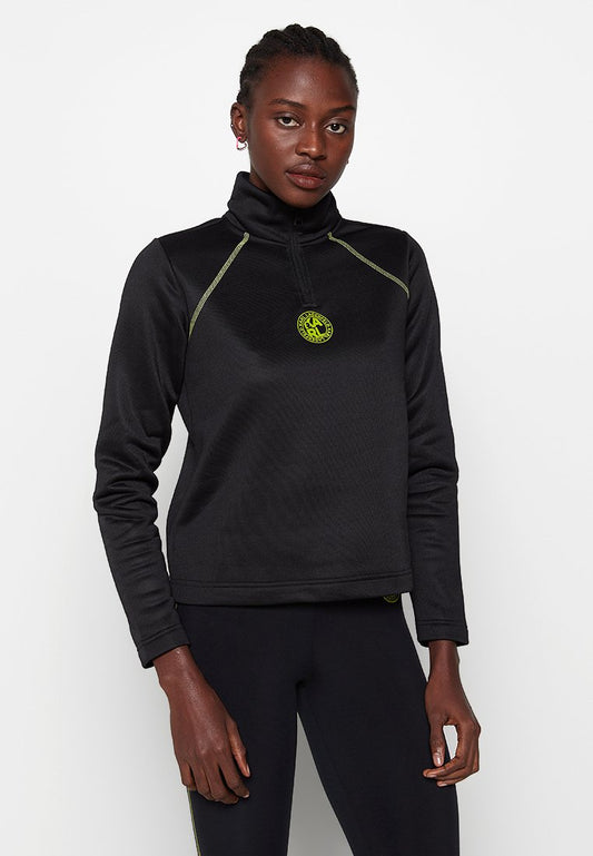 KARL LAGERFELD ATHLS ZIPPED TECHNICAL SWEAT Black (ZZO27UR32-Q00) Women