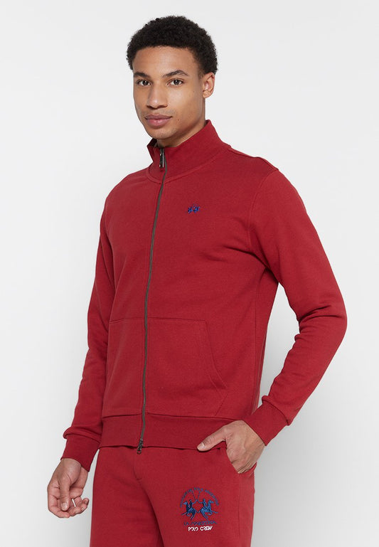 La Martina MAN FULL ZIP SWEATSH Red (ZZO27Y902-G00) Men