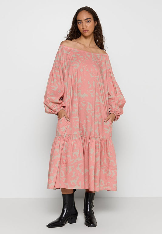 CLOSED TIERED MIDI DRESS Light Pink (ZZO2HFDAC-J00) Women