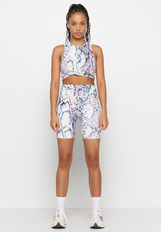 Guess TOP + BERMUDA SPORT, FOR WOMEN, PATTERNED, MULTICOLOR, WIT (ZZO2KKY15-T00) Women
