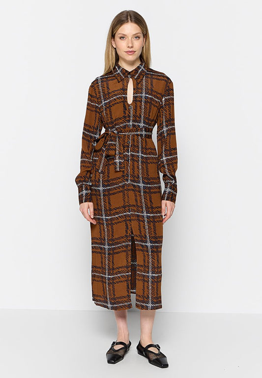 Sisley Dress Brown (ZZO2UPS47-O00) Women