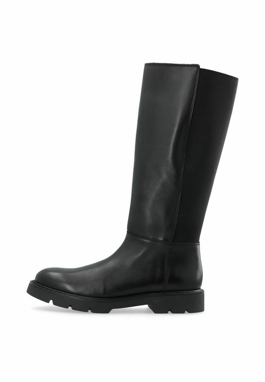Bianco BIAOTHILIA KNEE ELASTIC BOOT LEATHER Black (BJ011A0DU-Q11) Women