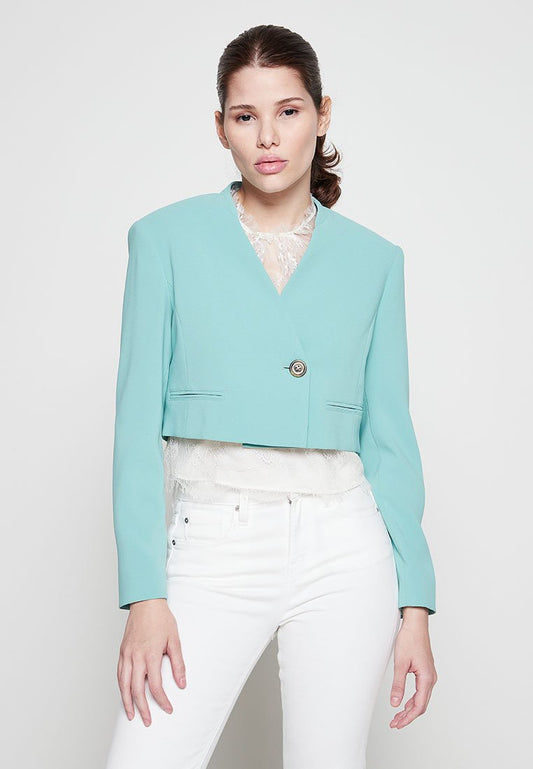 Pinko ALTAMURA Jacket CREPE STRETCH Mint (ZZO1YEP03-M00) Women