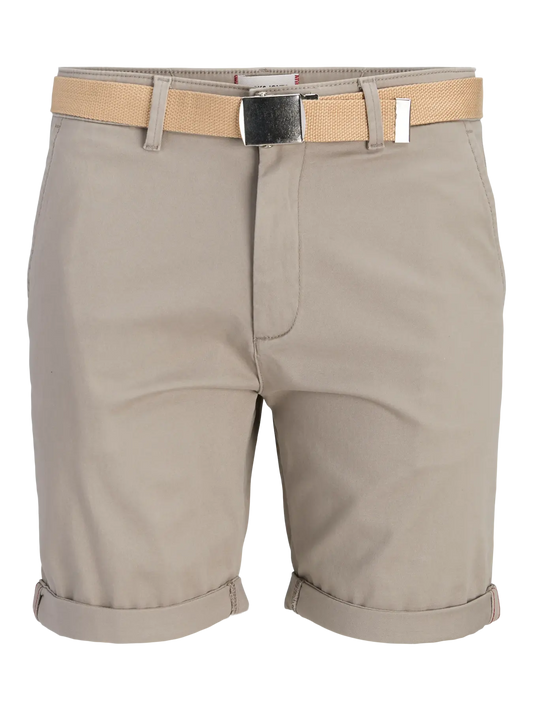 Tbowie Shorts Mg W. Belt Reg Mourning Dove (12173470) Men