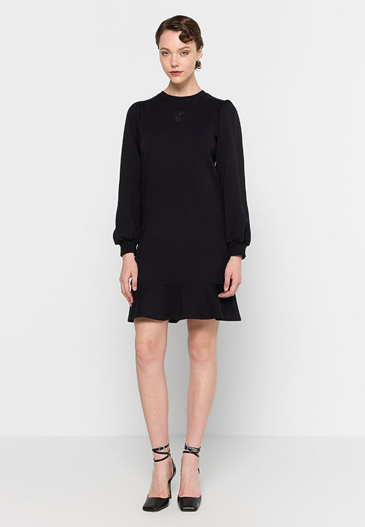 KARL LAGERFELD SWEAT DRESS VOLUME SLVS Black (ZZO2Q1615-Q00) Women