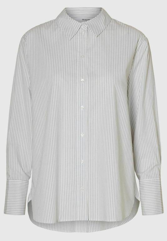 Selected Shirt 100% Baumwoll Off-White (SE521E0ZQ-A12) Women