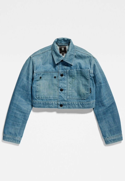 G-STAR Cropped Denim Jacket Wmn Blue (GS121G0BE-K11) Women