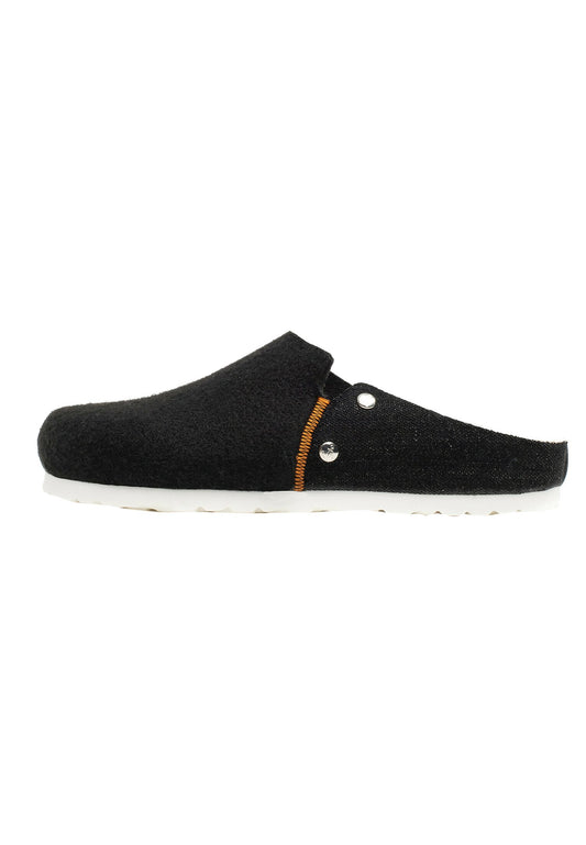 BAYTON Clogs Vegan Solver for Black (B3R11A0A5-Q11) Women