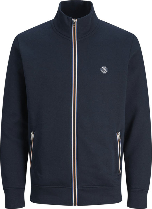 Jack & Jones Premium JPRBLURONALDO SWEAT ZIP CARDIGAN SMU LN Navy Blazer (12264578-NavyBlazer) Men