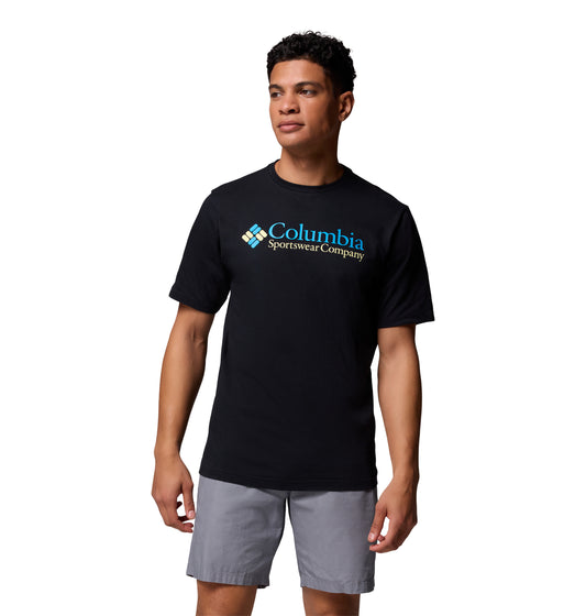 Columbia CSC Basic Logo Tee Black, CSC Retro Logo (1680053031) Men