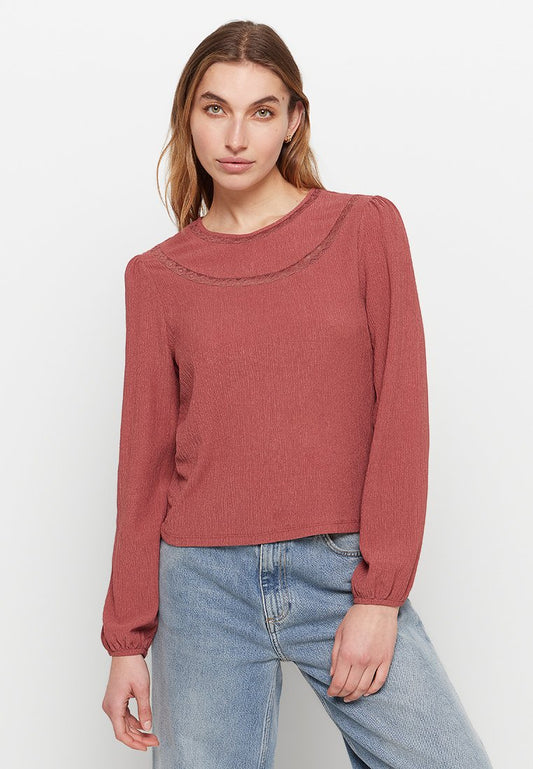 JDY VIPPER L/S SHIRT LO Red (ZZO1TLD12-M00) Women